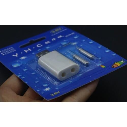 New 2 Holes USB For Fishing Floats Rechargeable CR425 Battery Match USB to Use Suits for Different Charger Devices FU038