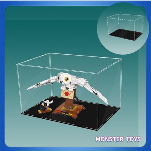 Acrylic Car Display Case for Lego75979 Hedwig Building Blocks Transparent Toy Display Show Box（Model is Not Inclued)