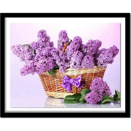 Diamond Embroidery Flowers Kit Sale Full Square Rhinestones Diamond Painting Cross Stitch Needlework Home Decor