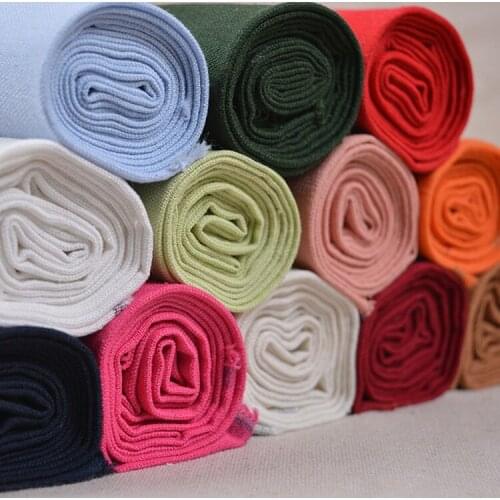Free shipping Summer cloth fabric plain linen cloth cloth linen cloth color DIY all-match multicolor thin plain linen