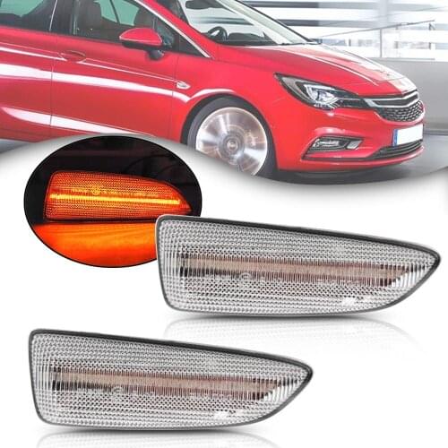For Opel Astra J Astra J K Zafira C Insignia B Grandland X Led Side Marker Light Turn Signal Fender Repeater Lamps