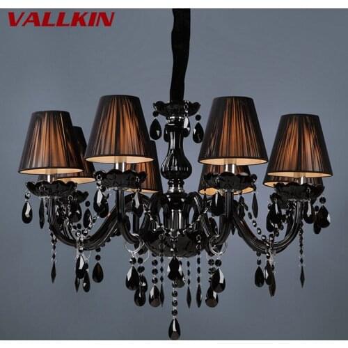 8 Arms Home Crystal Chandelier Modern Lustres de Cristal Chandeliers Living Room Indoor Lights Lamp Decoration Hanging Lighting