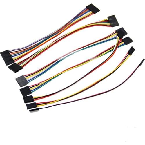 5pcs Dupont line dupont wire cable Female 2.54mm pin header Connector 20cm Single / Double Head 1/2/3/4/5/6/7/8/9/10p