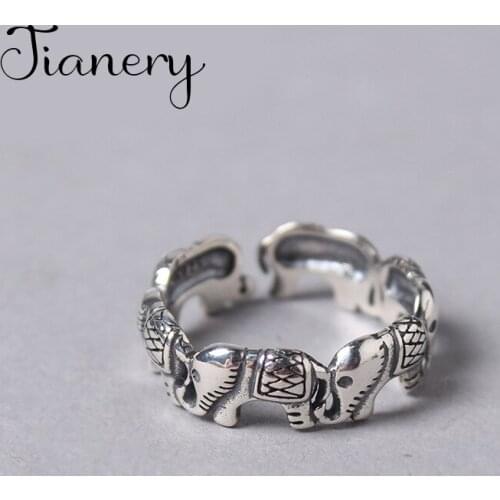 Fashion Female Big Elephant Finger Rings For Women Lover Wedding Jewelry Party Trendy Statement Rings Wholesale