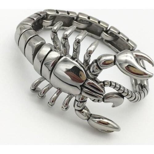 New animal 316 stainless steel men bracelets around 22cm