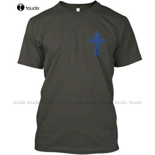 New Tee Saint Michael The Archangel Prayer Classic T-Shirt - 100% Cotton Tshirt Ruler Cotton Tee S-5Xl Double Side Unisex