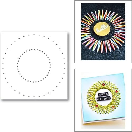 2020 New Thanksgiving Metal Cutting Dies For Cut Paper Craft Making Card Sewing Circle Wreath and Album Scrapbooking No Stamps