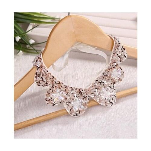 2015 necklace women collar necklace under collar braided chocker necklace collar bib steel pearl choker pendant bijoux necklace