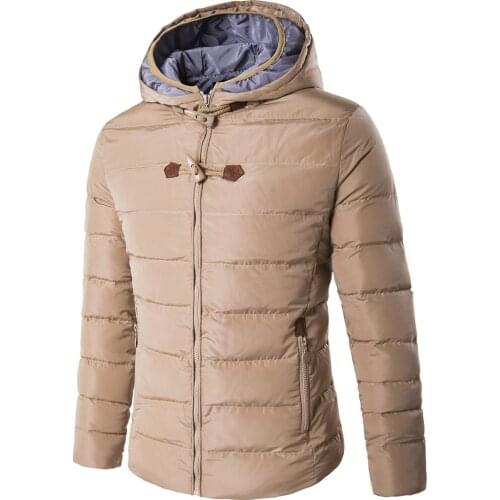 Winter Mens Parkas Brand Overcoat Parkas Solid Coat Windbreaker Fashion Hombre Warm Business Casual Jackets Thick Windproof