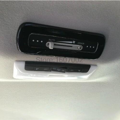 Fit For NISSAN SERENA MkV Suzuki Landy C27 2016 2017 ABS Chrome Rear Tail Air Conditioning Switch Trim