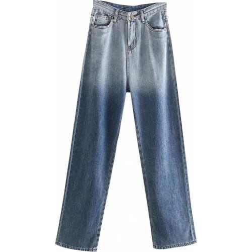 Casual Colorblock Maxi Straight Leg Pants DLZK103