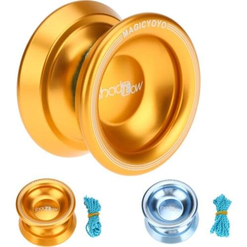 Professional Magic Yoyo T8 Aluminum Alloy Metal Yoyo 8 Ball KK Bearing with String Kids Classic Yoyo Toys for Children Kids Gift