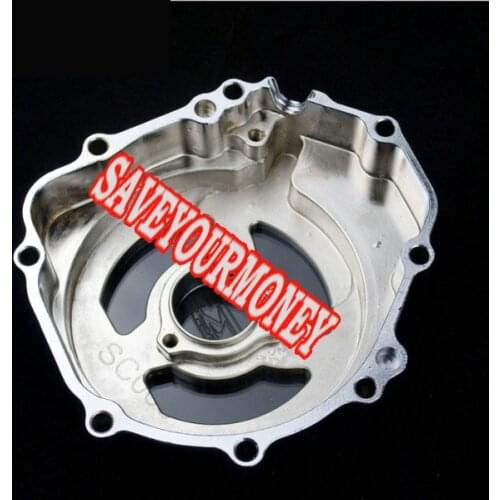 Motorcycle transparent Window Aluminum Billet Clear Stator Engine Cover with for Suzuki GSXR 1000 2005-2008 Stator Cover