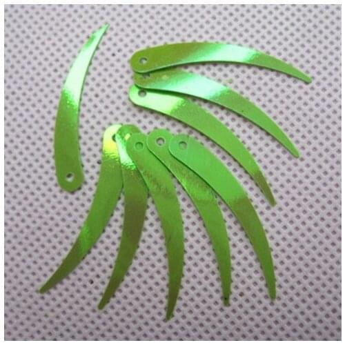 Sewing supplies DIY accessories dress, wedding dress, shoes caps, PVC beads 5x33mm Ivory sequins milk color