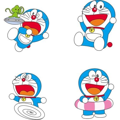 Three Ratels QC430 The most complete doraemon funny wall stickers for kids car hood sticker laptop decal
