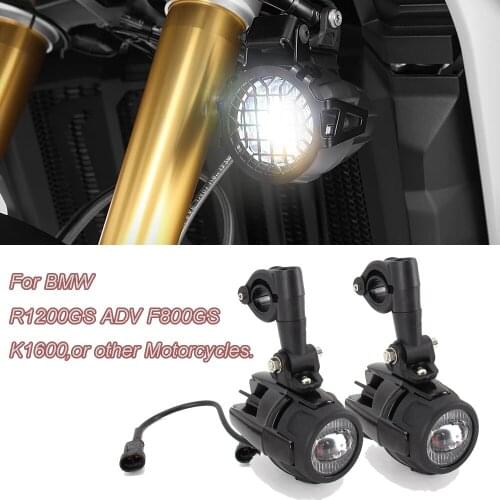 Fog Lights For BMW R1200GS F800GS F700GS F650 K1600 Motorcycle Accessories LED Auxiliary Fog Light Driving Lamp