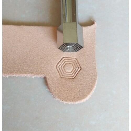High grade Honeycomb pattern classic handmade leather carving tool,high grade leather craft stamping molding tool