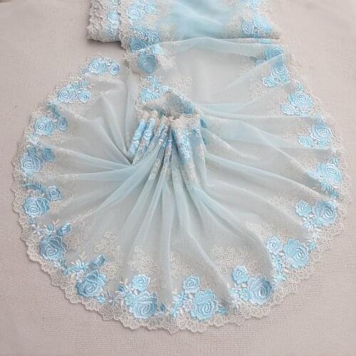 2Yards/Lot High Quality 5Colors Wire Trim Embroidery Lace Fabric Mesh Lace Ribbon Tulle Guipure Cord Lace Sewing DIY Cloth