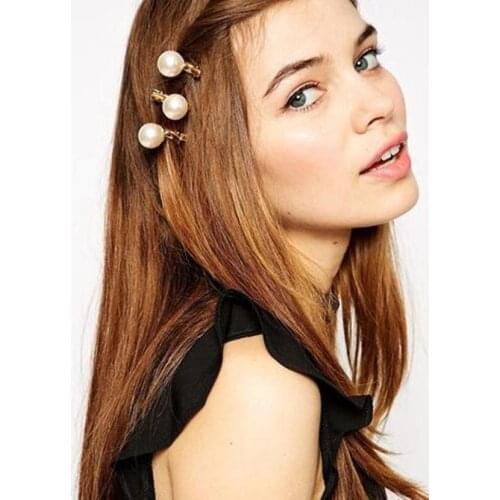 TIMEONLY Luxury Oversize Imitation Pearl Clip Hairpin for Women Girls Sweet Hairwear Anniversary Gifts Jewellery Statement