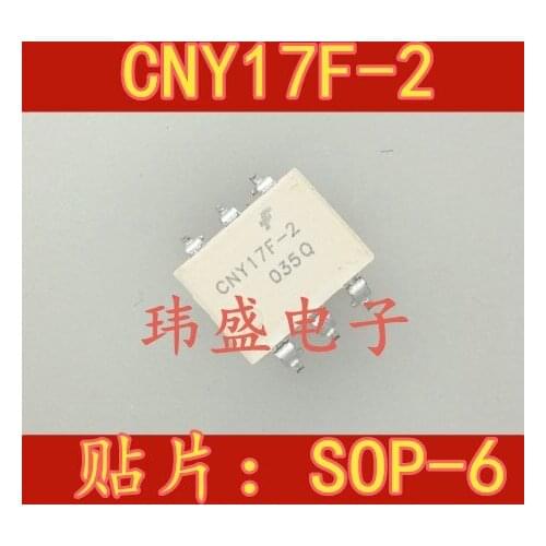 10pcs CNY17F-2 CNY17F-2M SOP-6