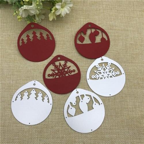 3pc/set Christmas bell snowflake Frame Metal Cutting Dies For DIY Scrapbooking Album Embossing Paper Cards Decorative Crafts