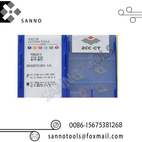 Free shipping! Inexpensive and hot sale turning tools 10pcs/lots YBG202 DCGX070201-LH cnc carbide turning inserts