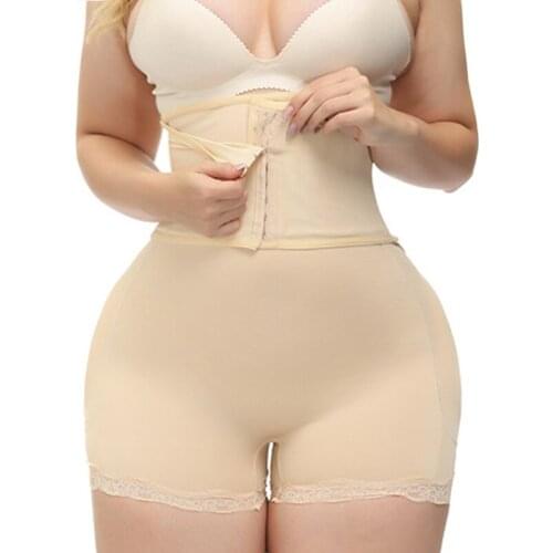 Women Big Spong Padded Control Panties Butt Hip Enhancer Briefs Seamless Underwear Boyshorts Body Shaper Shaper Panty Shapewear