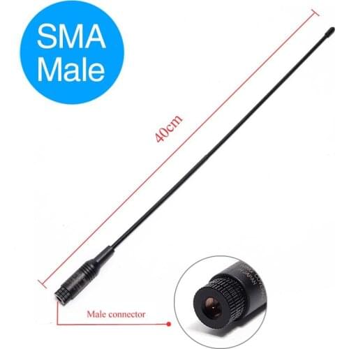 Diamond RH-771 SMA-M Male Dual Band 144/430MHz RH771 Flexible Antenna for Baofeng Yaesu TYT Wouxun Walkie Talkie Two Way Radio