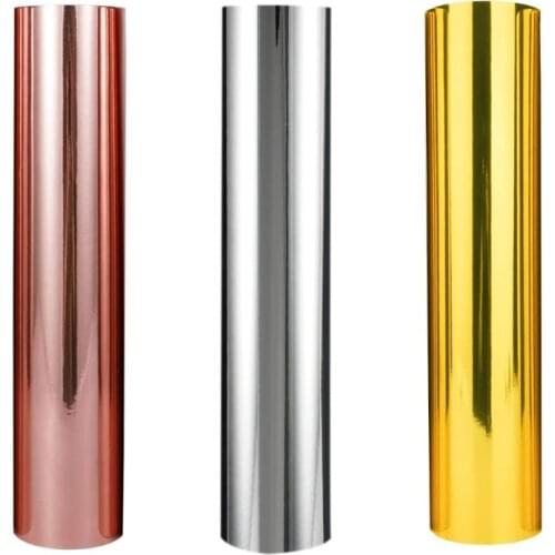 Glossy Metal Self Adhesive Craft Vinyl Permanent Vinyl Making Sign Pattern for Outdoor Glass Cup Decal Decor Sticker with Cricut