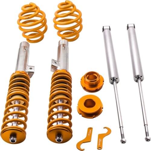 4x Coilovers for BMW 3 Series E46320i 323i 323Ci 325Ci Coupe Saloon 1998-2005 Coilover Suspension Kit Shock Absorbers Spring