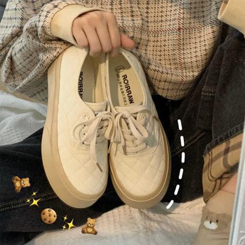 Womens Sports Shoes White Sneakers Tennis Spring Autumn Platform Basket Flat Casual Vulcanize Running Lolita Kawaii Trainers