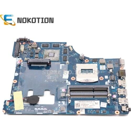NOKOTION New VIWGQ GS LA-9641P Mainboard For Lenovo Ideapad G510 laptop motherboard DDR3L HD8750 graphics full test