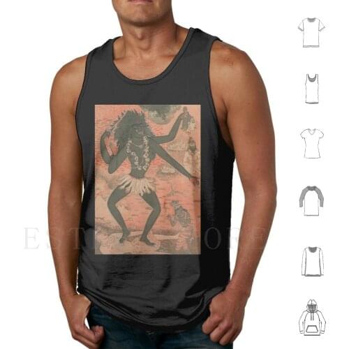 Kali Devi & Krsna Tank Tops Vest Cotton Kali Kali Devi Krishna Krsna Lord Krishna Hindu Shakta Shakti Tantra Tantric India