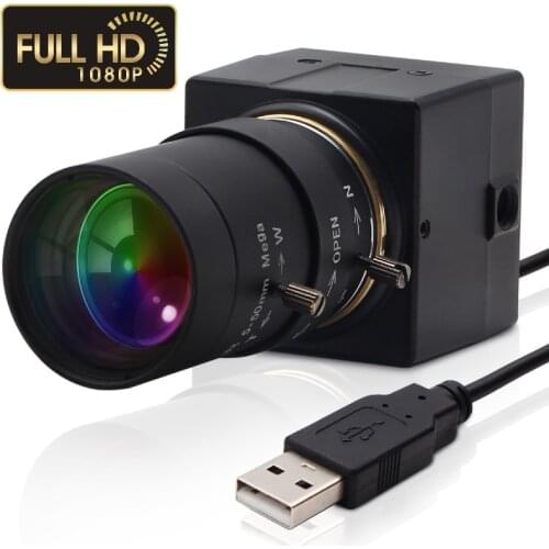 ELP IMX322 sensor 0.01Lux low illumination mini micro usb camera machine vision camera USB with 5-50mm 2.8-12mm lens