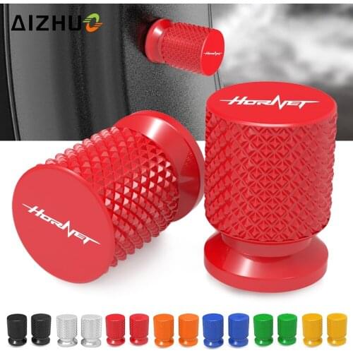 Motorcycle CNC hoRnet250 Tyre Rim Air Port Cover FOR HONDA CB599 CB600F CB919 CB900F HORNET Hornet Tire Valve Wheel Stem Cap