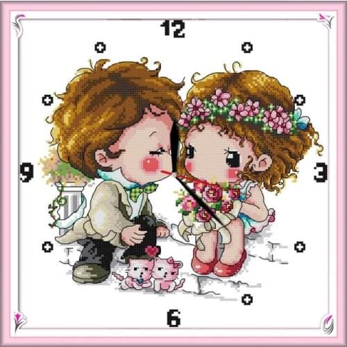 I like you cross stitch kit aida 14ct 11ct count print canvas stitches embroidery DIY handmade