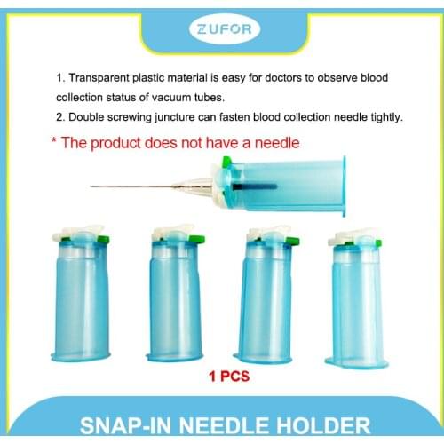 1pcs Disposable Sterile Vacuum Blood Collection Tube Needle Holder Needle Holder for Blood Collection