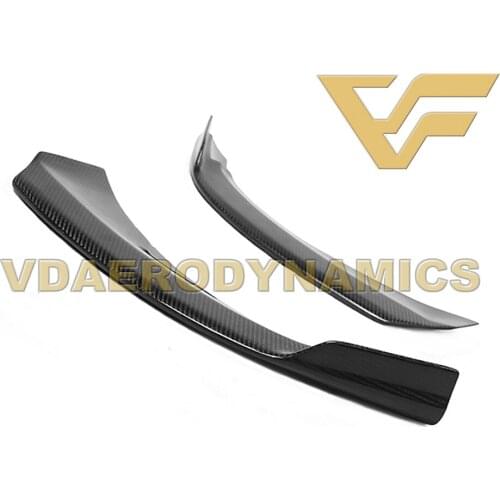 Suitable For 13-15 Benz W117 CLA Class CLA180 CLA200 CLA220 CLA250 CLA45 Carbon Fiber Front Lip Corner Apron Add On Splitter