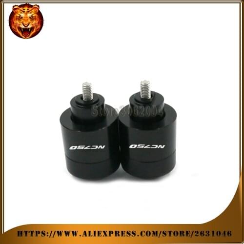 Motorcycle Hand End Grip Ends Bar Handlebar Caps Plugs Grips FOR HONDA NC750S NC750 2014-2017 2015 16 LOGO free shipping red