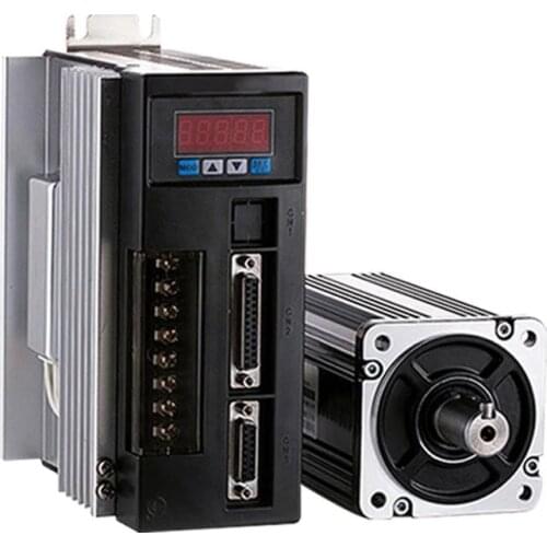 1000W AC Servo motor 130ST-M10010 220V 1000RPM 10N.m Single-Phase ac drive permanent magnet Matched Driver AASD-20A