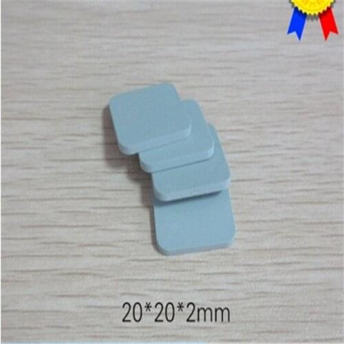 TV set-top box heat sink Insulation ceramic sheet silicon carbide ceramic sheet 20*20 plane corrugated dot point