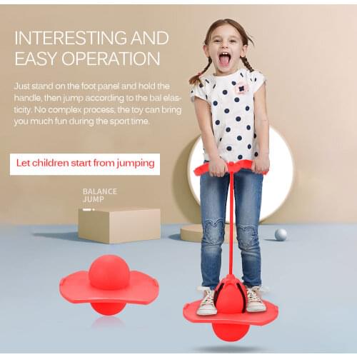 Exercise Jumping Ball Balance Board Jump Fitness Planet Jumping Toys Promote Skeletal Development Balance Coordination Jump Ball