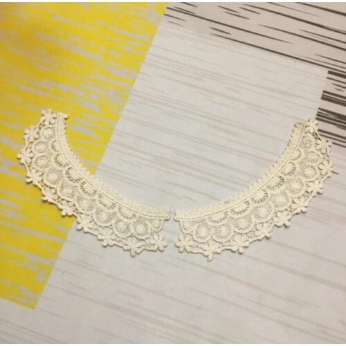 1 Pair/2 Pieces 23*6.5cm 2020 Hot Selling High-quality 100% Cotton Lace Collar False Collar DIY Craft Materials