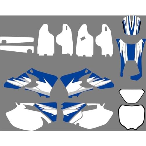 3M 1075 Motorcycle Team Graphic & Backgrounds Decal Sticker Kits for WR250F WR450F 2005-2006