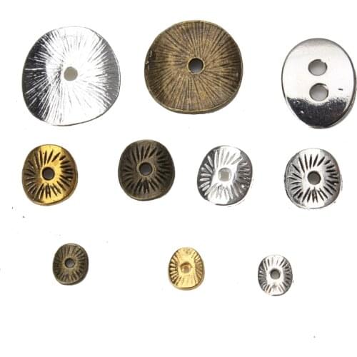 50pcs/lot Jewelry Making Accessories Zinc Alloy Spacer Beads DIY Jewelry Finding Components EY1703