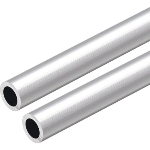 Uxcell 6063 Aluminum Round Tube 300mm Length 16mm OD 11mm Inner Dia Seamless Aluminum Straight Tubing 2 Pcs