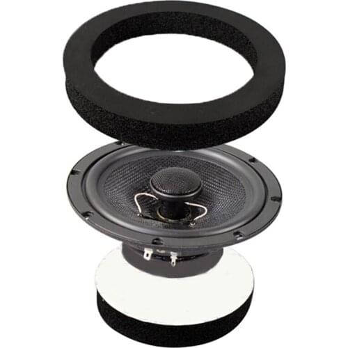 1 PCS 6" 6.5" Inch Car Universal Speaker Insulation Ring Soundproof Cotton Pad Bass Door Trim Sound Audio Speakers Self Adhesive