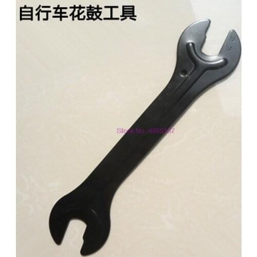 By dhl 100sets 2pcs/set 13/14 and 15/16 mm Size Steel Bike Head Open End Axle Hub Cone Wrench Spanner outdoor Repair Tool