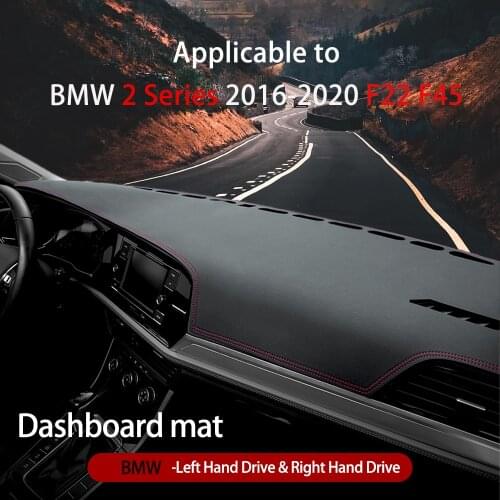 For BMW 2 Series F22 F45 Coupe Gran Active Tourer Anti-Slip Anti-UV Mat Dashboard Cover Pad Dashmat Carpet Accessories 218i 220i
