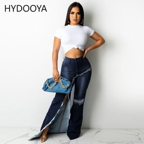 HNDOOYA Women's Flared Jeans